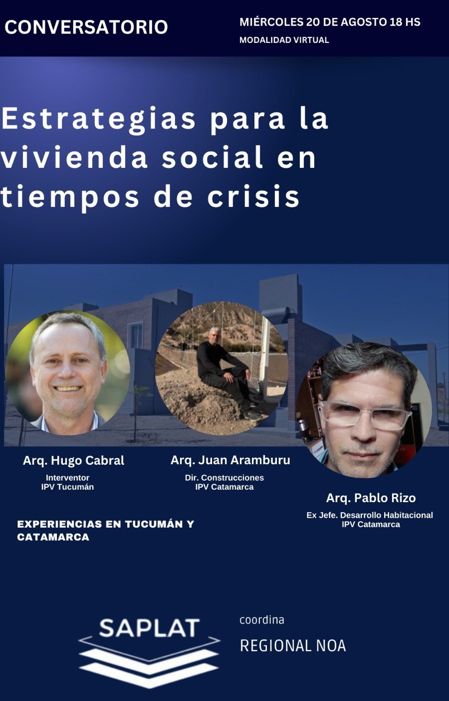 Conversatorio SAPLAT – Estrategias para la vivienda social